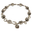 CHROME HEARTS(クロムハーツ) NO2 BALL #2クロスボールブレスレット シルバー BCA176【中古】【程度B】【カラーシルバー】【取扱店舗...