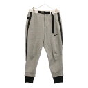 NIKE(ナイキ) サイズ:L 20AW×SACAI FLEECE PANTS サカイ フリースパンツ グレー CZ4698-063【中古】【程度B】【カラーグレー】【オンライン限定商品】