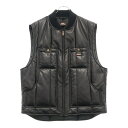 SUPREME(シュプリーム) サイズ:XL 23AW ×Dickies Leather Work Vest ディッキーズ レザーワークベスト ブラック【中古】...