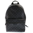 LOUIS VUITTON(ルイヴィトン) モノグラムエクリプス ディスカバリーバックパックMM レザー リュック ブラック M22545【中古】【程度A】【カ...