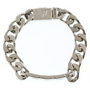 LOUIS VUITTON(ルイヴィトン) モノグラム ロゴプレート チェーンブレスレット シルバー M00269【中古】【程度B】【カラーシルバー】【取扱店舗新宿】(4)