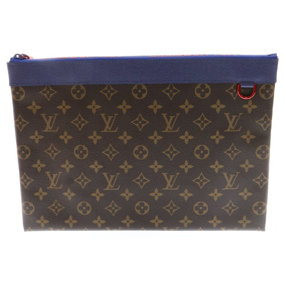 LOUIS VUITTON(ルイヴィトン) M63048 ポシェットアポロ モノグラム クラッチバッグ ポーチ ブラウン【中古】【程度A】【カラーブラウン】【取扱店舗渋谷】