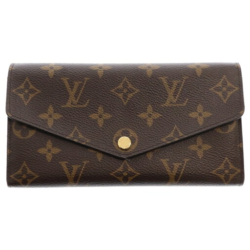 LOUIS VUITTON(ルイヴィトン) モノグラム ポルトフォイユ・サラ ロングウォレット 長財布 ブラウン ゴールド金具 レザー×PVC M62234【中古】【程度B】【カラーブラウン】【オンライン限定商品】 LOUIS VUITTON(ルイヴィトン) モノグラム ポルトフォイユ・サラ ロングウォレット 長財布 ブラウン ゴールド金具 レザー×PVC M62234【中古】【程度B】【カラーブラウン】【オンライン限定商品】
