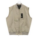AMIRI(アミリ) サイズ:L SLEEVELESS BOMBER VEST スリーブ ボンバー ベスト ジップアップジャケット PF22MOS009【中古】...