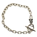 Bill Wall Leather/BWL(ビルウォールレザー) SQUARE CHAIN LINK スクエアチェーン リンク グッドラックスカルブレスレット ...