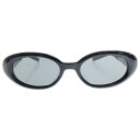 GENTLE MONSTER(ジェントルモンスター) サイズ:54□20ー145 ×Maison Margiela メゾンマルジェラ 4ステッチ オーバルサングラス MM107 ブラック【中古】【程度A】【カラーブラック】【取扱店舗BRING心斎橋店】(4)