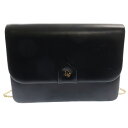 Christian Dior(クリスチャンディオール) チェーンショルダーレザーバッグ ブラック【中古】【程度B】【カラーブラック】【オンライン限定商品】