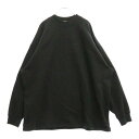 FEAR OF GOD ESSENTIALS(フィアオブゴッド エッセンシャルズ) サイズ:XL バックロゴプリント クルーネックスウェットトレーナー ブラック...