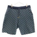LOUIS VUITTON(ルイヴィトン) サイズ:XXL 24SS ジャガードモノグラムハーフパンツ ショーツ ネイビー【中古】【程度B】【カラーネイビー】【...