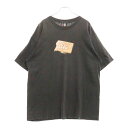 VINTAGE(ヴィンテージ) サイズ:XL FIGHT CLUB VINTAGE ファイトクラブ 両面プリント 半袖Tシャツ ブラック【中古】【程度B】【カラ...