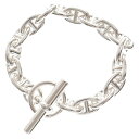 HERMES(エルメス) サイズ:PM Chaine d'Ancre PM シェーヌダンクルシルバーブレスレット 17リンク シルバー【新古品/中古】【程度S】...