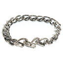 TIFFANY & Co.(ティファニー) サイズ:M FORGE MEDIUM LINK BRACELET フォージ ミディアム ブレスレット 21リンク シ...