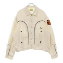 VINTAGE(ヴィンテージ) サイズ:XL 50s California BOWLING SHIRT CO バッグ刺繍 ウエスタンジャケット ホワイト【中古】【程度C】【カラーホワイト】【取扱店舗AWESOME高円寺店】(4)