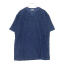 DIOR(ディオール) サイズ:S オブリークジャガード パイル地 半袖Tシャツ カットソー 113J692A0614 ネイビー【中古】【程度A】【カラーネイビ...