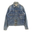 Levi's(リーバイス) サイズ:実寸40相当 50s VINTAGE 507XX 2nd 革パッチ ボタン裏刻印17 セカンド デニム トラッカー ジャケッ...