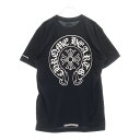 CHROME HEARTS(クロムハーツ) サイズ:L Horseshoe S/S Tee ホースシューロゴ半袖Tシャツ カットソー ブラック【新古品/中古】【...