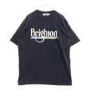 CABARET POVAL(キャバレーポバール) サイズ:M 25SS Brighton TEE プリント半袖Tシャツ ネイビー【新古品/中古】【程度S】【カラ...