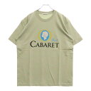 CABARET POVAL(キャバレーポバール) サイズ:M 25SS ロゴプリント半袖Tシャツ グリーン【新古品/中古】【程度S】【カラーグリーン】【オンライ...