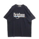 CABARET POVAL(キャバレーポバール) サイズ:L 25SS Brighton TEE プリント半袖Tシャツ ネイビー【新古品/中古】【程度S】【カラ...