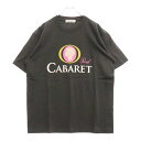 CABARET POVAL(キャバレーポバール) サイズ:M 25SS ロゴプリント半袖Tシャツ チャコール【新古品/中古】【程度S】【カラーグレー】【オンライ...