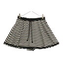 Sacai(サカイ) サイズ:2 ボーダースカート ホワイト/ブラック レディース 19-04523【中古】【程度B】【カラーホワイト】【オンライン限定商品】