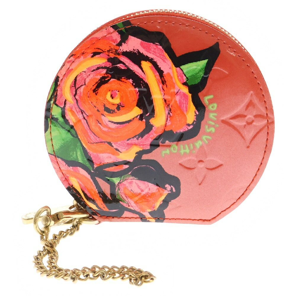 LOUIS VUITTON(ルイヴィトン) ヴェルニ ポルトモネ シャポー コインケース エンボス レッド パテントレザー【中古】【程度B】【カラーレッド】【取扱店舗渋谷】