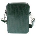 DIOR(ディオール) ワールドツアー オブリークギャラクシー レザーショルダーバッグ グリーン 2ESBC265CLP【中古】【程度A】【カラーグリーン】【取...
