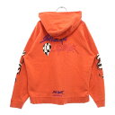 CHROME HEARTS(クロムハーツ) サイズ:XXL SWTSHRT PPO U HD PLVR MATTY RED MATTY BOY マッティボーイチョンパープリテンスプルオーバーフーディ パーカー レッド【中古】【程度B】【カラーレッド】【取扱店舗BRINGアメリカ村店】