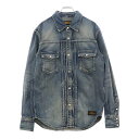 NEIGHBORHOOD(ネイバーフッド) サイズ:S 18SS SAVAGE WESTERN C-SHIRT LS サベージ ウェスタン 長袖 デニムシャツ インディゴ181NYNH-SHM01【中古】【程度A】【カラーブルー】【オンライン限定商品】