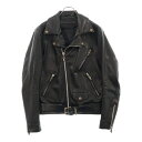 CHROME HEARTS(クロムハーツ) サイズ:M JJ DEAN ダガージップダブルライダース レザージャケット ブラック【中古】【程度B】【カラーブラッ...
