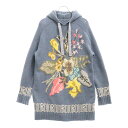 DIOR(ディオール) サイズ:XXS 20AW ×Shawn Stussy Long Hooded Sweatshirt ショーン ステューシー ウールニット...