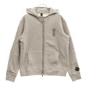 CHROME HEARTS(クロムハーツ) サイズ:M Y NOT CHプラスパッチロゴ刺繍ジップアップパーカー グレー【中古】【程度B】【カラーグレー】【取扱...