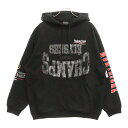 BALENCIAGA(バレンシアガ) サイズ:M Overlayer Political Campaign Hoodie キャンペーンロゴ プルオーバースウェッ...