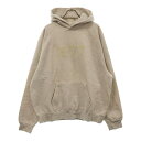 FEAR OF GOD ESSENTIALS(フィアオブゴッド エッセンシャルズ) サイズ:L 22AW 1977 フェルトロゴプルオーバーパーカー グレー【中...