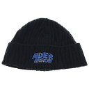 ADER ERROR(アーダーエラー) サイズ:OS 24AW LOGO BEANIE ロゴビーニー 帽子 ブラック【中古】【程度B】【カラーブラック】【オンラ...