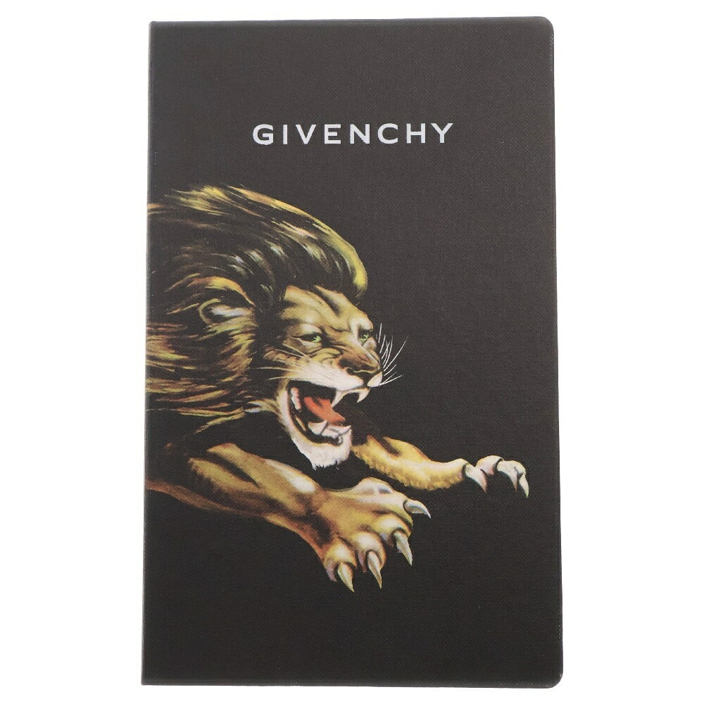 GIVENCHY(ジバンシィ) ノベルティ ライオンプリント ノートブック 手帳 ブラック【新古品/中古】【程度S】【カラーブラック】【オンライン限定商品】