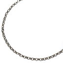 CHROME HEARTS(クロムハーツ) サイズ:18.0inch NECKCHAIN R18 ロールチェーンネックレス 18inch シルバー BCA083【中古】【程度B】【カラーシルバー】【取扱店舗BRING心斎橋店】