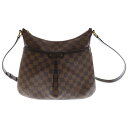 LOUIS VUITTON(ルイヴィトン) ダミエ ブルームズベリPM レザーショルダーバッグ ブラウン ゴールド金具 N42251【中古】【程度B】【カラーブ...