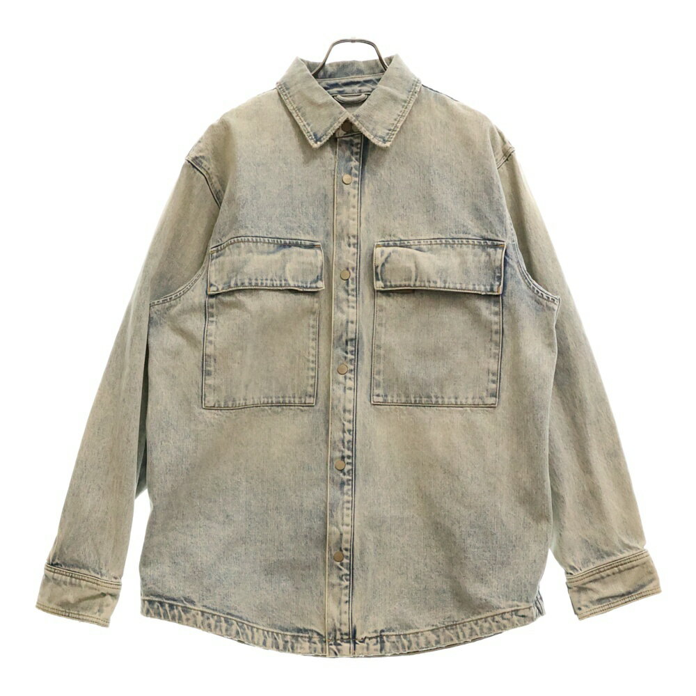 FEAR OF GOD(フィアオブゴッド) サイズ:M 6th Sixth Collection シックスコレクション デニムジャケット インディゴ【中古】【程度B】【カラーブルー】【取扱店舗BRING京都河原町店】