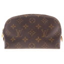 LOUIS VUITTON(ルイヴィトン) モノグラム ポシェットコスメティックポーチ ブラウン PVC M47515【中古】【程度B】【カラーブラウン】【オン...