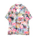 CHROME HEARTS(クロムハーツ) サイズ:L ALOHA SURF SHIRTS MULTI 総柄サーフアロハ半袖シャツ マルチ【中古】【程度A】【カラーマルチカラー】【取扱店舗原宿】