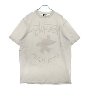 STUSSY(ステューシー) サイズ:M 24SS BEACH ROOTS PIG.DYED TEE ピグメントダイ半袖Tシャツ ホワイト【中古】【程度B】【カラーホワイト】【取扱店舗BRING札幌店】