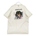 VINTAGE(ヴィンテージ) サイズ:XL 90S Anime Con GunSmith Cats ガンスミスキャッツ アニメプリント 半袖Tシャツ ホワイト【中古】【程度B】【カラーホワイト】【取扱店舗AWESOME原宿店】