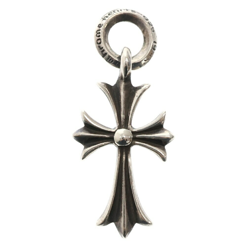 CHROME HEARTS(クロムハーツ) TINY CH CROSS タイニーCHクロス チャーム ネックレストップ シルバー BCA382【中古】【程度B】【カラーシルバー】【取扱店舗BRING京都河原町店】