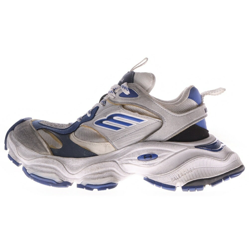 BALENCIAGA(バレンシアガ) サイズ:42 24SS CARGO SNEAKER カーゴ ダメージ加工ボリュームローカットスニーカー 785754 ブルー/ホワイト【中古】【程度A】【カラーブルー】【取扱店舗BRING福岡天神店】のサムネイル