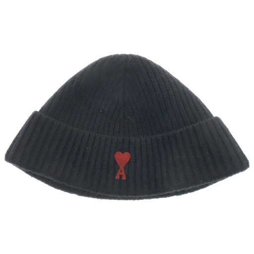 AMI Alexandre Mattiussi(アミアレクサンドルマテュッシ) RED ACD BEANIE 刺繍 ロゴ ニット ビーニー 帽子 ブラック BFUHA106.018【中古】【程度B】【カラーブラック】【取扱店舗BRING梅田茶屋町店】 AMI Alexandre Mattiussi(アミアレクサンドルマテュッシ) RED ACD BEANIE 刺繍 ロゴ ニット ビーニー 帽子 ブラック BFUHA106.018【中古】【程度B】【カラーブラック】【取扱店舗BRING梅田茶屋町店】