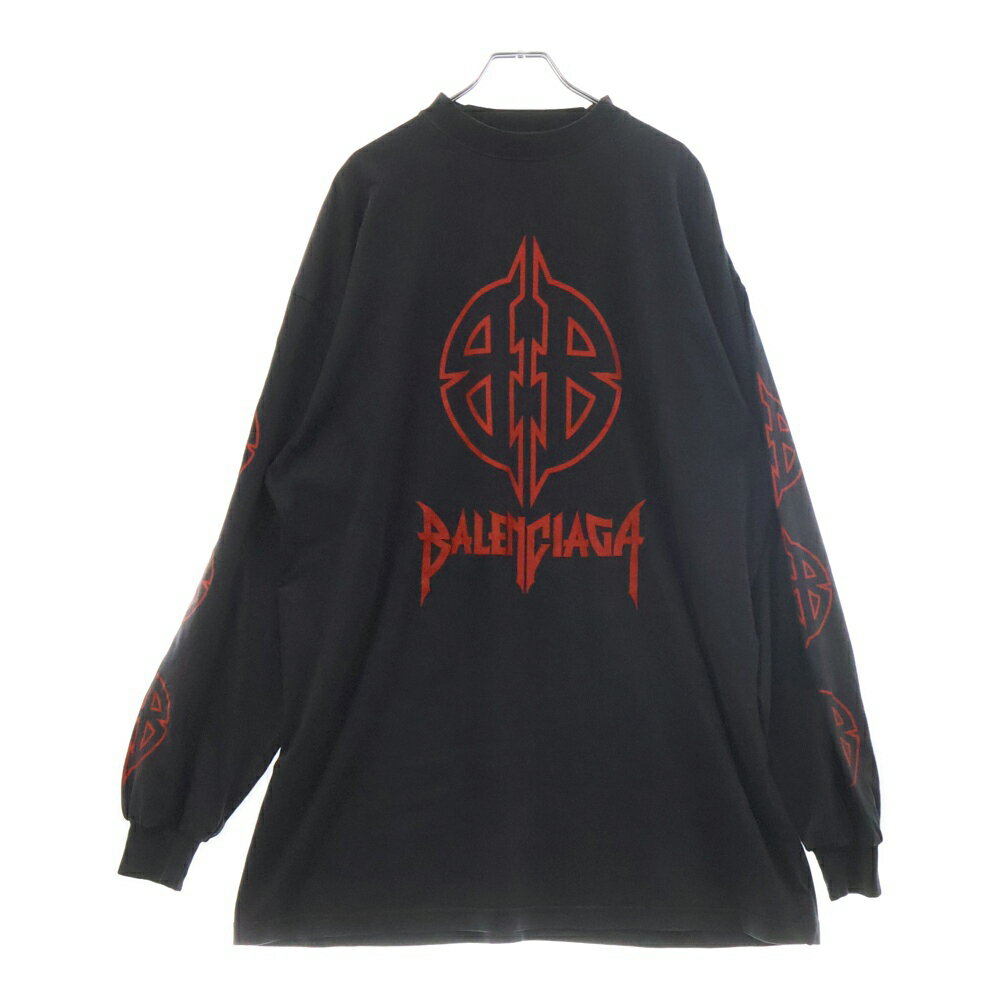 BALENCIAGA】メタル オーバーサイズ ロングスリーブ Tシャツ