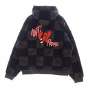 ANTI PROMO(アンチプロモ) サイズ:L EYES HOODIE MATTY BOYプリントプルオーバーフーディ パーカー ブラック【新古品/中古】【程度S】【カラーブラック】【取扱店舗BRING仙台店】(4)