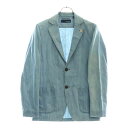 LARDINI(ラルディーニ) サイズ:XS Flower Accent Single-Breasted Denim Jacket 2B シングルデニムジャケット インディゴ EIC1219【中古】【程度B】【カラーブルー】【オンライン限定商品】(4)