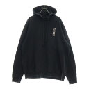 CHROME HEARTS(クロムハーツ) サイズ:XXL SWTSHRT PLVR アームロゴプリントプルオーバーパーカー ブラック【中古】【程度B】【カラーブラック】【取扱店舗渋谷】